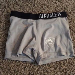 Small Alphalete gray shorts